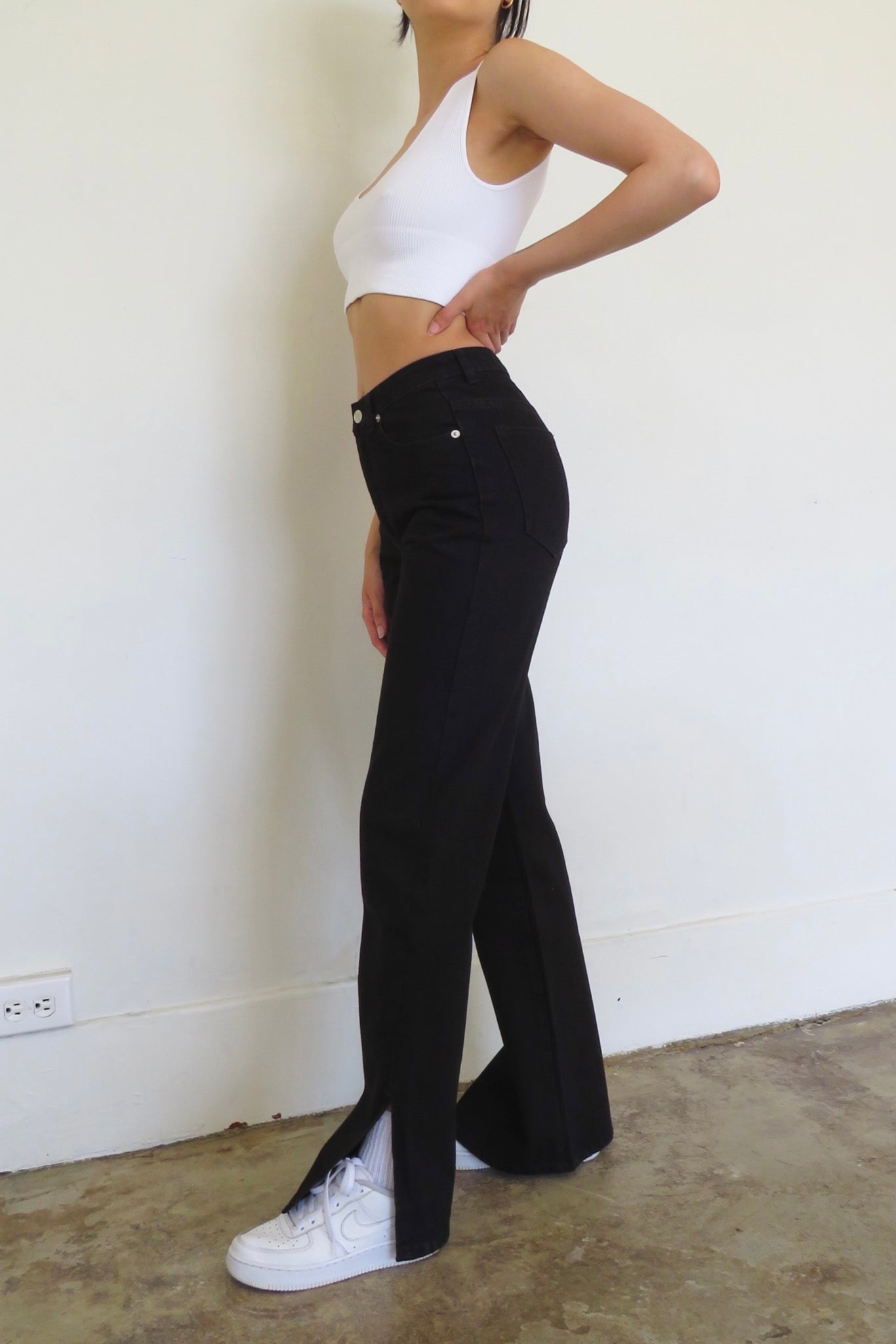 HOLLYWOOD PANTS (S/M Black at  Women's Clothing store